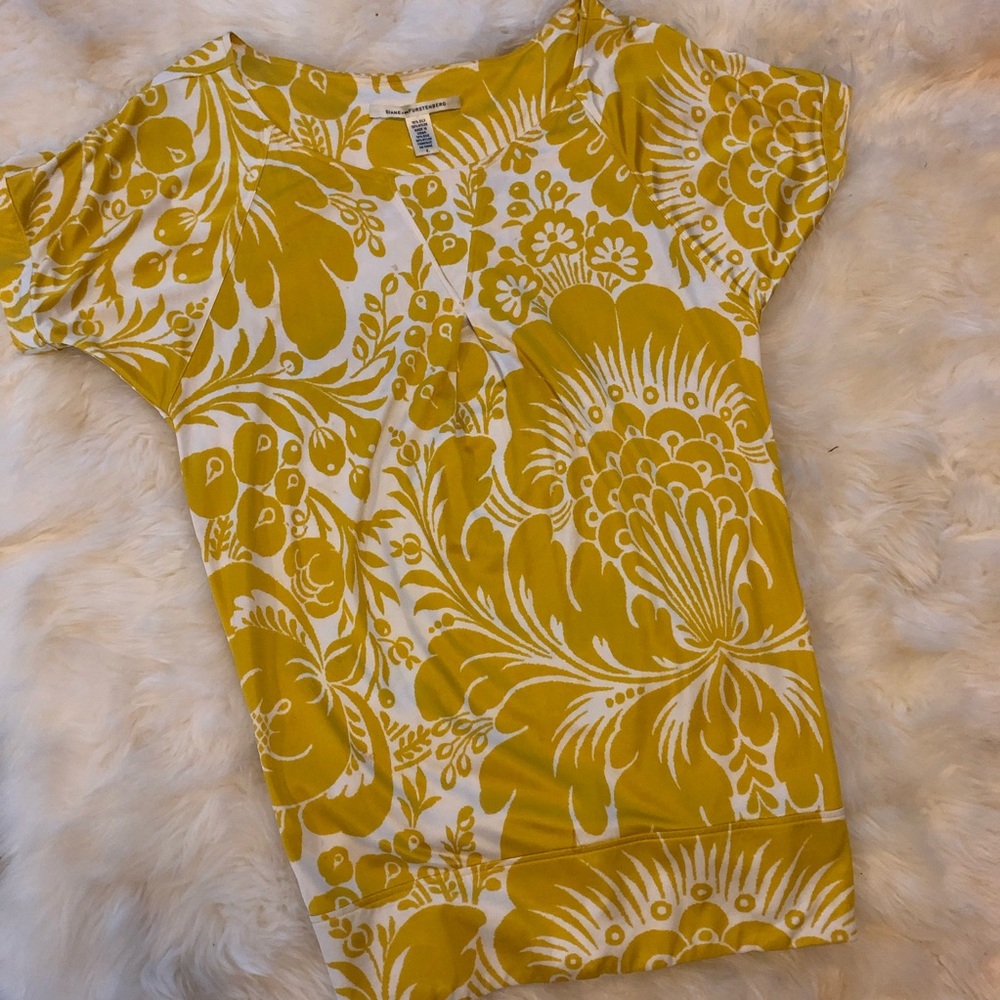 DVF silk tunic